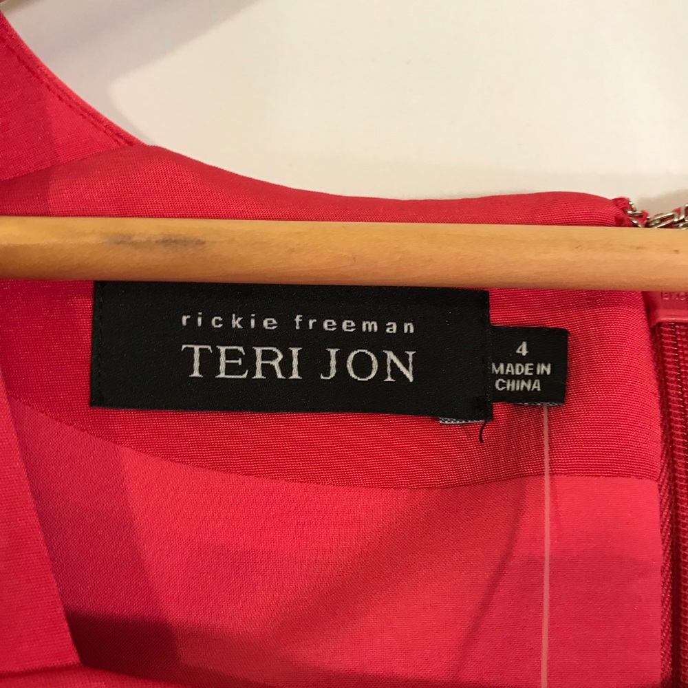 Teri Jon by Ricki Freeman Silk Blend Sheath Dress - Picture 2 of 8
